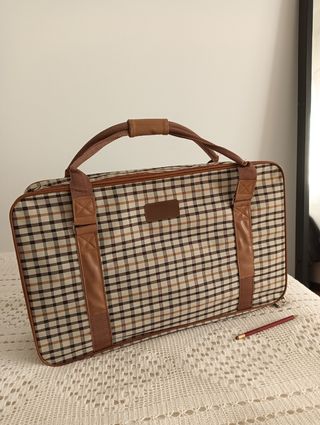 Maleta y neceser viaje - Marrón beige