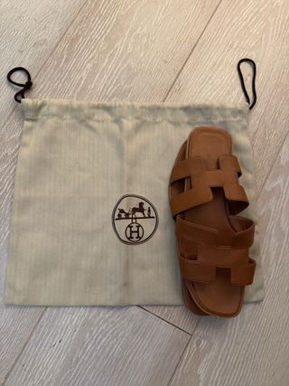 Sandali Hermes Oran - Marrone