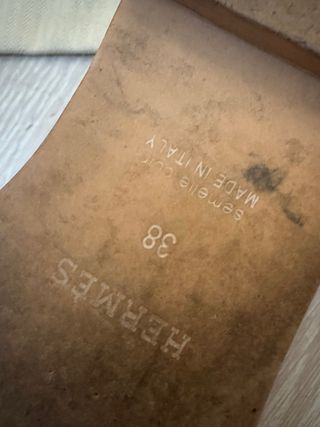 Sandali Hermes Oran - Marrone