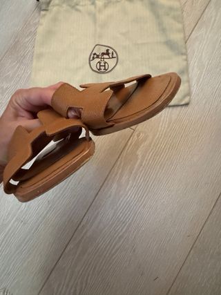 Sandali Hermes Oran - Marrone