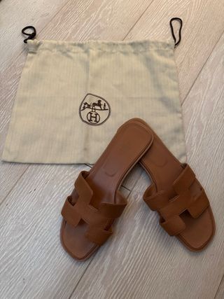 Sandali Hermes Oran - Marrone