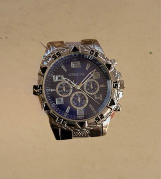 Reloj GENEVA cronógrafo azul
