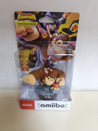 Amiibo Donkey Kong y Pauline NUEVO PRECINTADO 