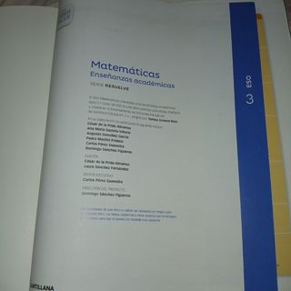 MATEMÁTICAS ENSEÑANZAS ACADÉMICAS SERIE RESUELV...