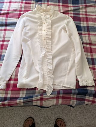 Camisa blanca fallera/festera