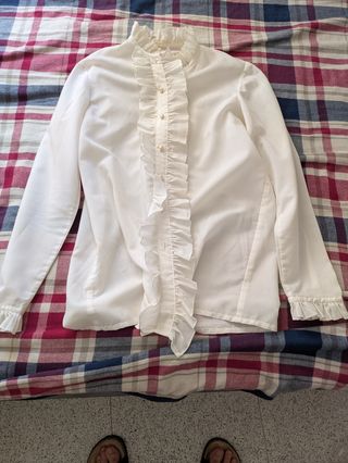 Camisa blanca fallera/festera