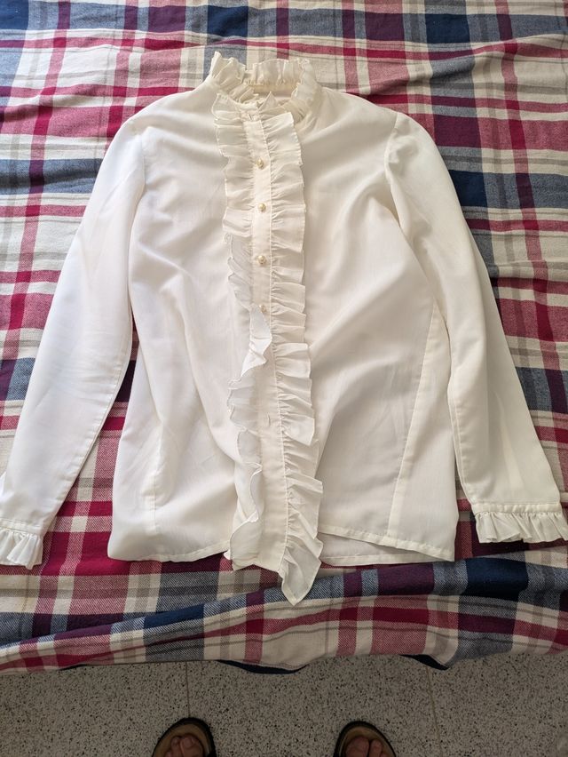 Camisa blanca fallera/festera