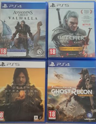 4 Juegos PS4/PS5 - Oferta!