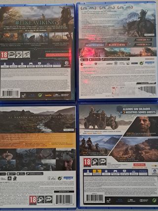 4 Juegos PS4/PS5 - Oferta!