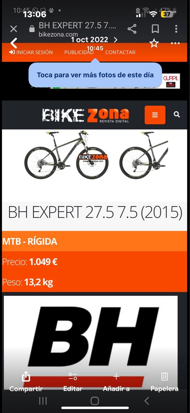 despiece BH Expert 27.5