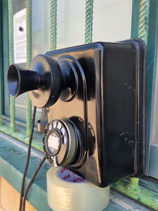 Antiguo Teléfono americano de 2 piezas años 20