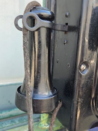 Antiguo Teléfono americano de 2 piezas años 20