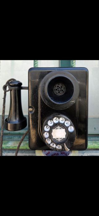 Antiguo Teléfono americano de 2 piezas años 20
