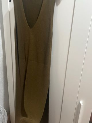 Vestido mini verde oliva - Talla M