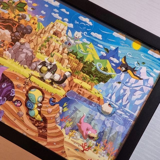 Cornice olografica Teeziro 13×18 Pokémon art