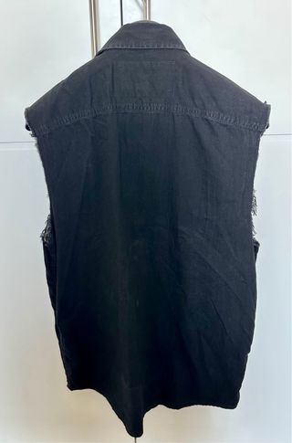 Camisa Diesel negra sin mangas - Talla L