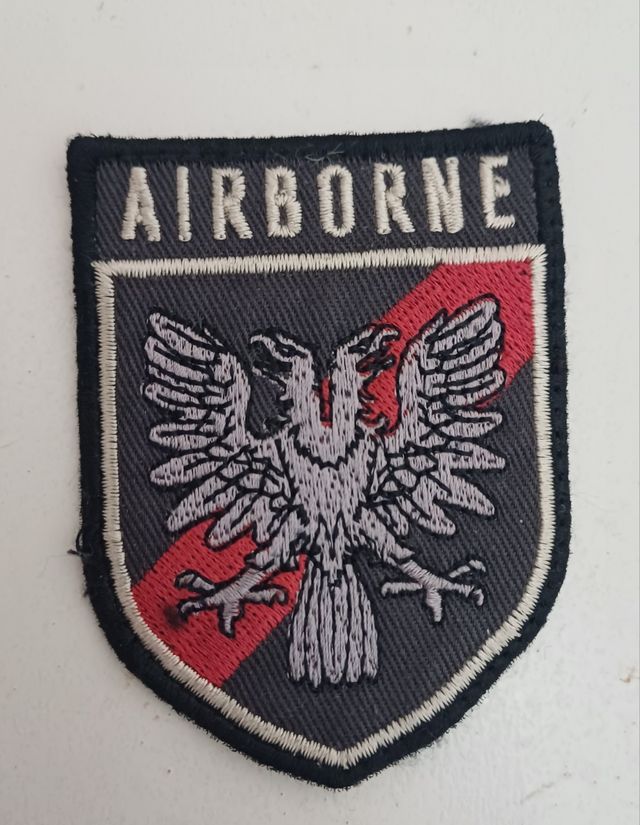 Parche bordado águila bicéfala Airborne