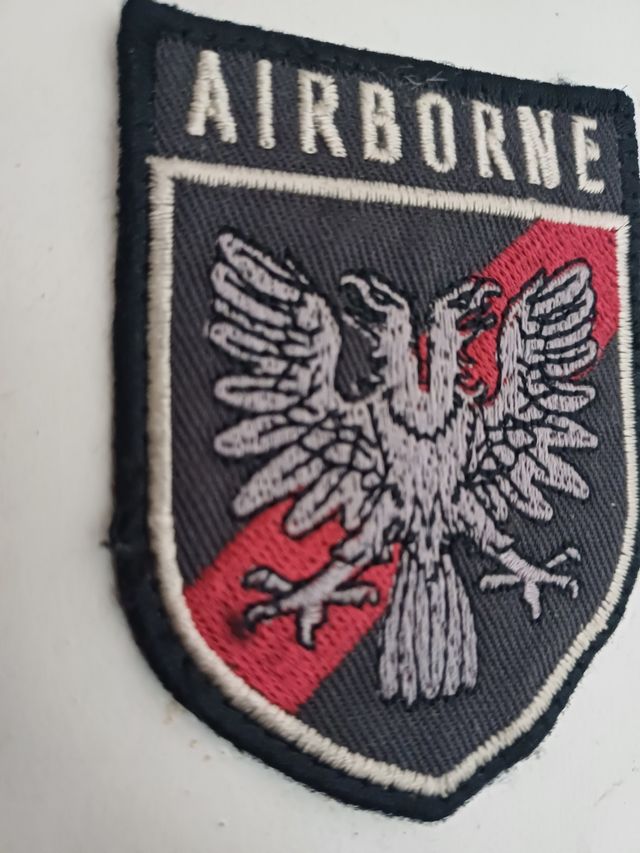 Parche bordado águila bicéfala Airborne