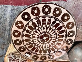 Mesa mosaico cerámica y hierro