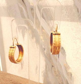 Aros oro | Pendientes labrados
