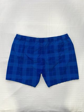 Bañador Burberry azul cuadros Logo Bordado M 44