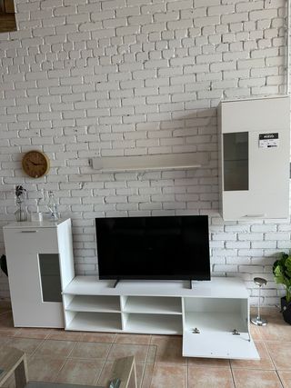 Mueble TV blanco - 175cm