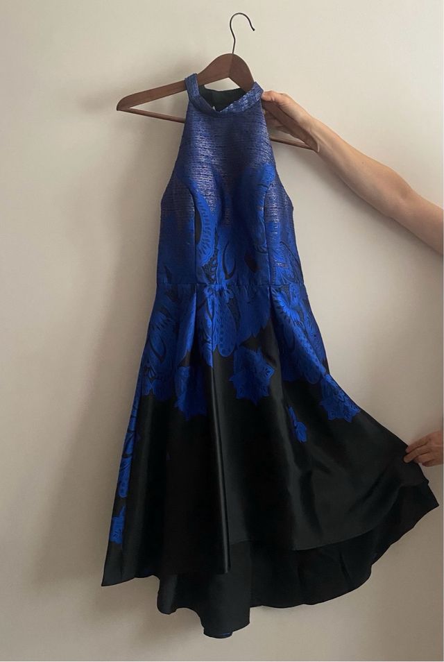 Vestido azul marino ocasión especial