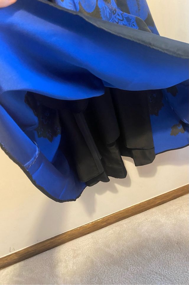 Vestido azul marino ocasión especial