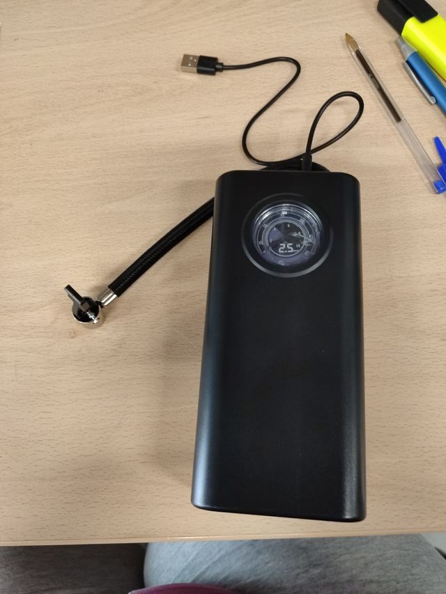 Compresor aire portátil USB