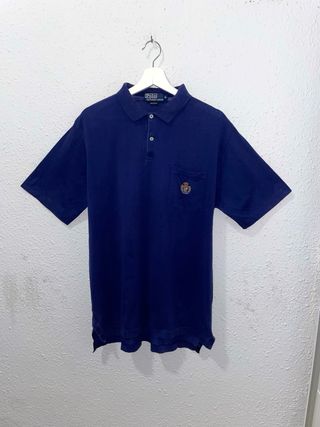 Polo Ralph Lauren Azul Marino Logo Vintage Bordado