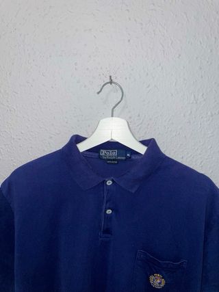 Polo Ralph Lauren Azul Marino Logo Vintage Bordado