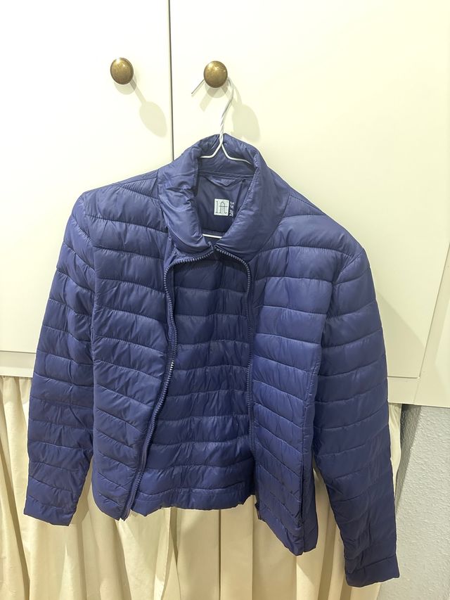 Plumifero azul mujer talla M Lefties