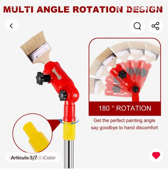 Extensor de rolo de pintura 165cm