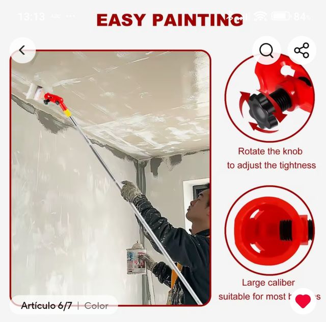 Extensor de rolo de pintura 165cm