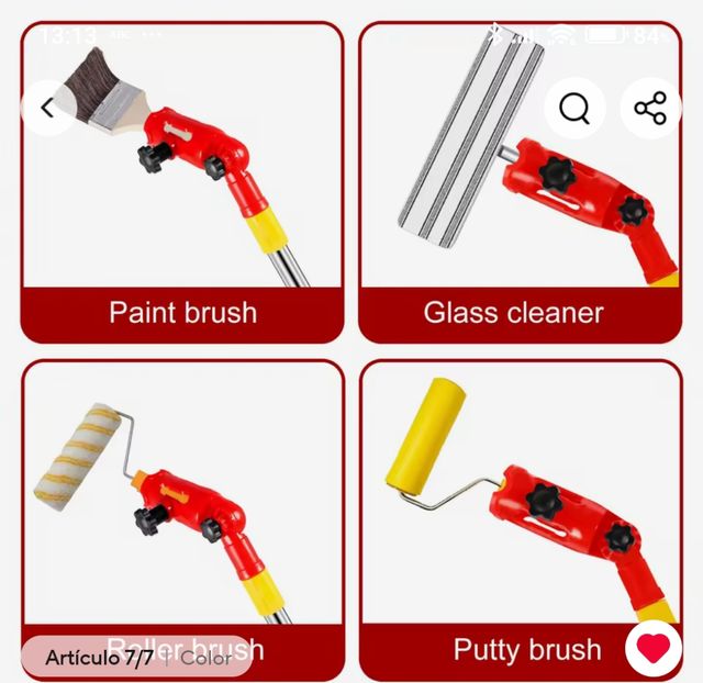 Extensor de rolo de pintura 165cm