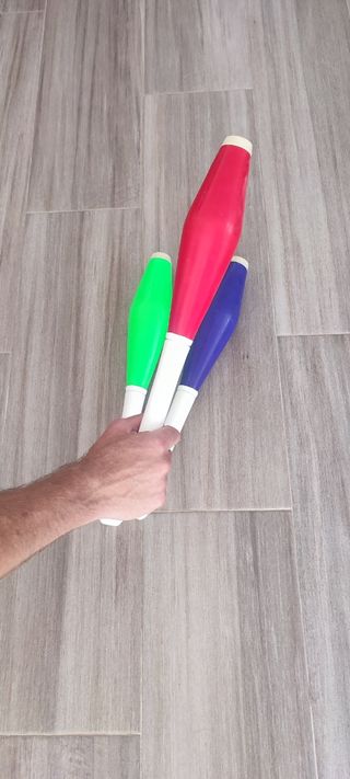 Mazas malabares - 3 Mazas de colores