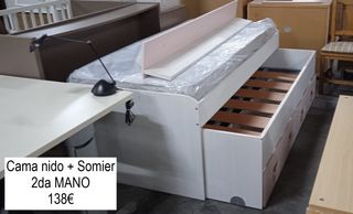 Cama nido/ Cama + cajones/ Cama tapizada