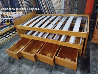 Cama nido/ Cama + cajones/ Cama tapizada
