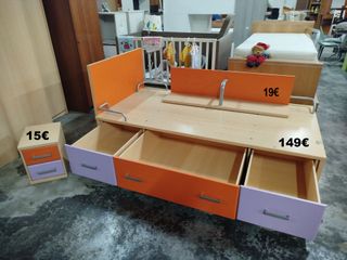 Cama nido/ Cama + cajones/ Cama tapizada