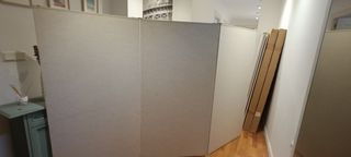 Biombo separación oficina Varhaug Ikea - Beige