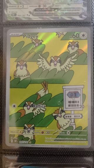 Carta Pokémon Pidgey 207/197