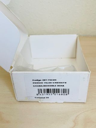 Pernios Niquel 95mm (3 cajas)