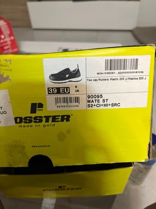 Zapatos seguridad Pössner - Talla 39