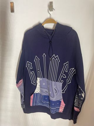 Sudadera Grimey morada multicolor