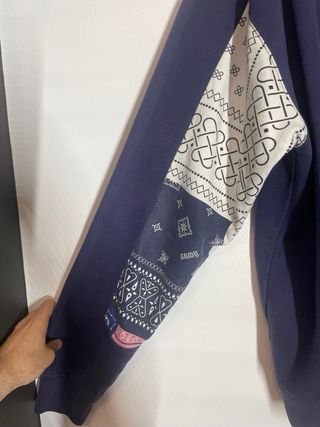Sudadera Grimey morada multicolor