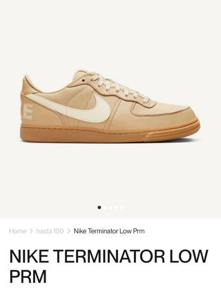 Zapatillas Nike Terminator Low Beige 45