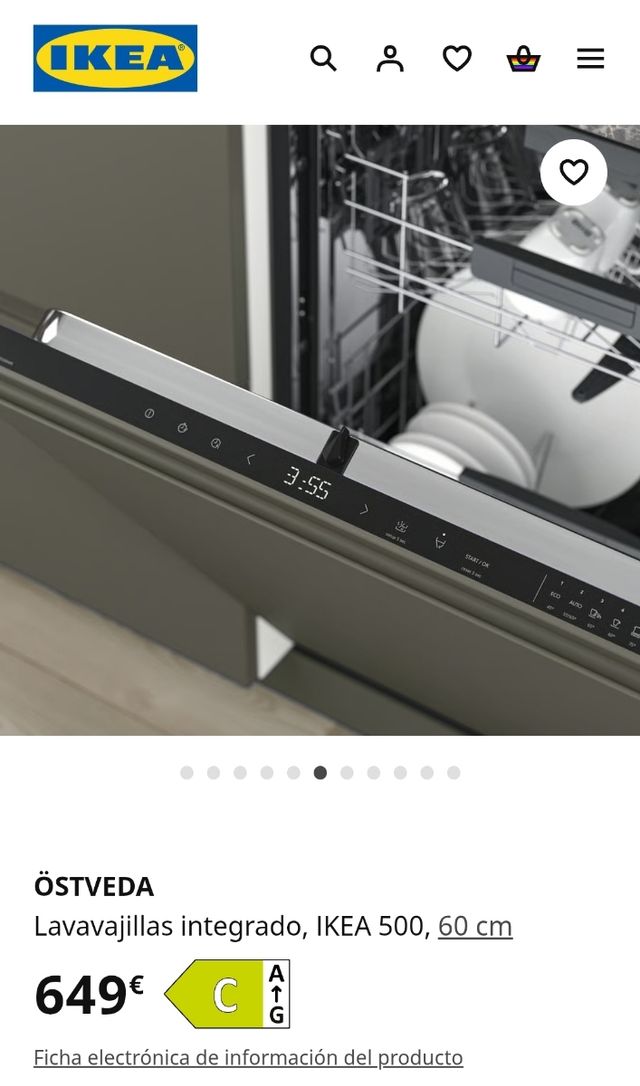 Lavavajillas Ikea Osveda integrable