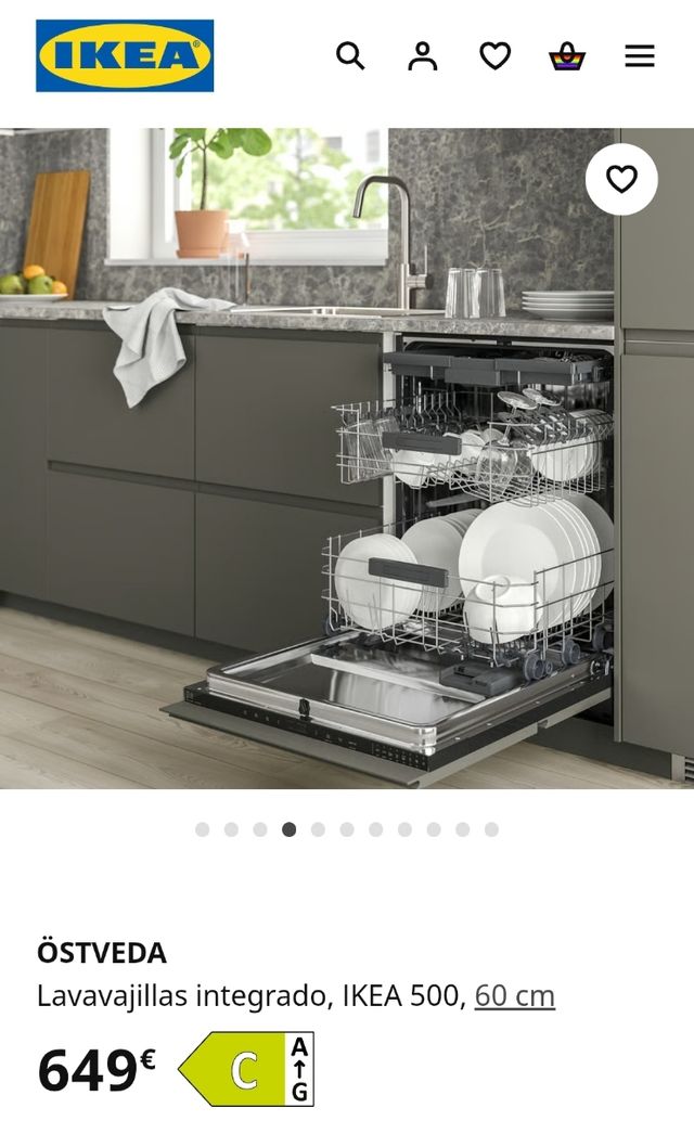 Lavavajillas Ikea Osveda integrable