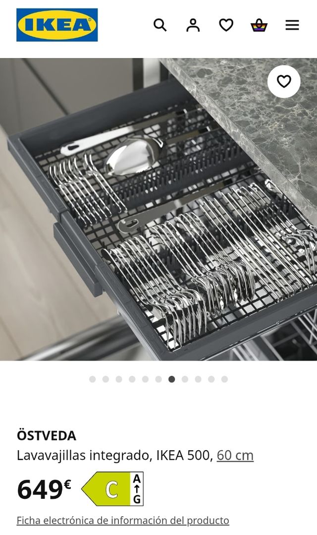Lavavajillas Ikea Osveda integrable