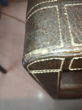 Estantería marrón polipiel - Decoración